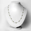 Collar de Peridoto Genuino de 6.30 Quilates en Plata Esterlina