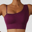 Crop Top Actif à Épaule Oblique
