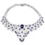 Collar de Zafiro y Diamante de 40.93 Quilates en Plata Esterlina .925