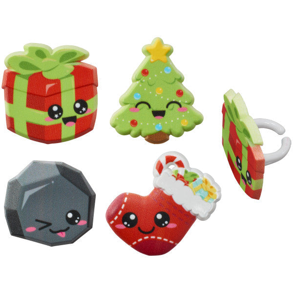 Anillos de Cupcake Navideños