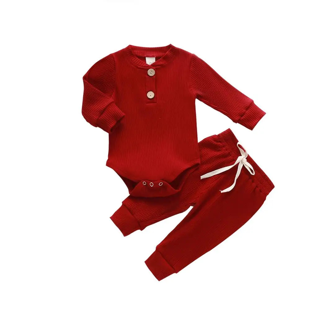 Conjunto de Punto Acogedor para Bebé Otoño