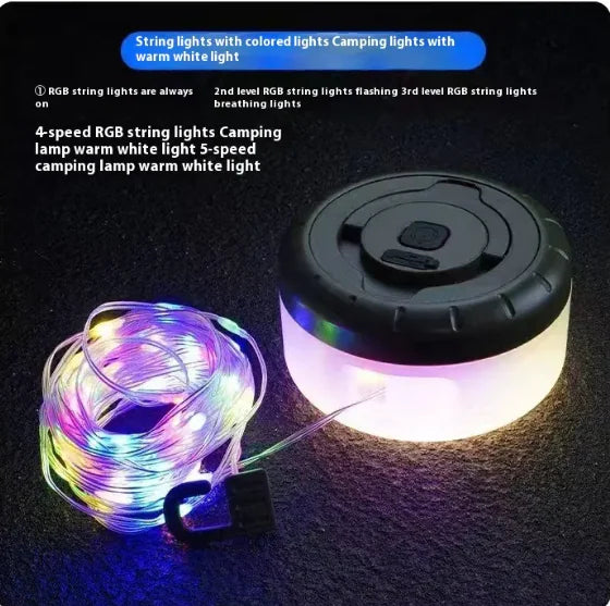Linterna de Camping Multifuncional Versátil