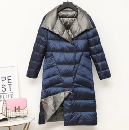 Abrigo Largo Elegante de Invierno para Mujeres