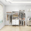 306 Closet Organizer System with Shelves and Drawers - White