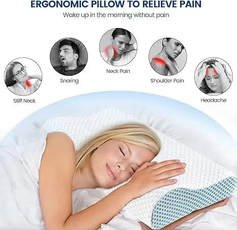 Almohada Ortopédica de Soporte para el Cuello Premium