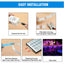Rubans LED RGB flexibles de 32 pieds avec télécommande