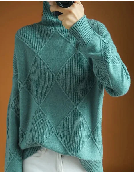 Knitwear Long-Sleeved Top for Autumn and Winter
