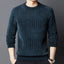 Crew Neck Casual Jacquard Sweater