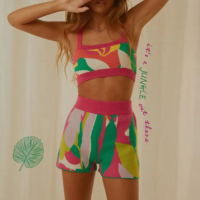 Ensemble Tricot Chic Deux Pièces pour Femmes