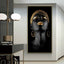 Impressions sur toile modernes premium - Femme noire africaine