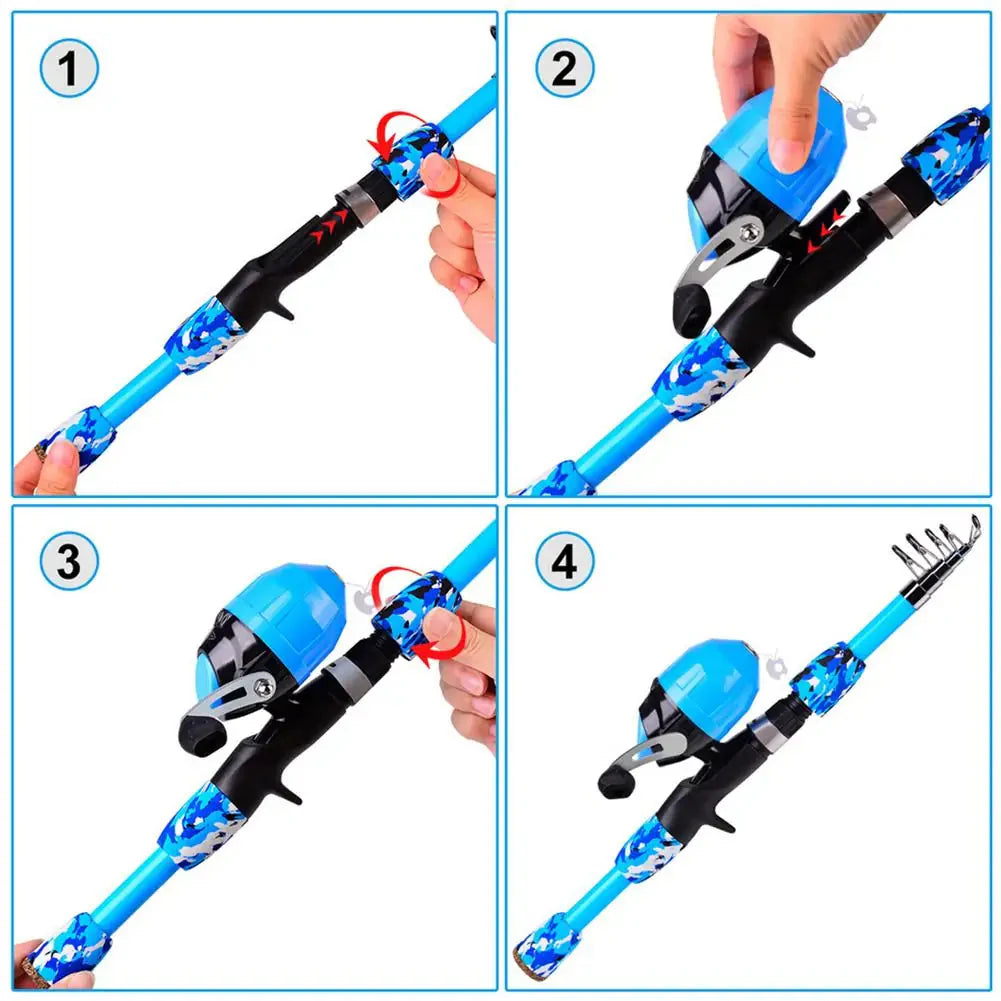 Kids Fishing Pole Set - Complete Outdoor Adventure Kit
