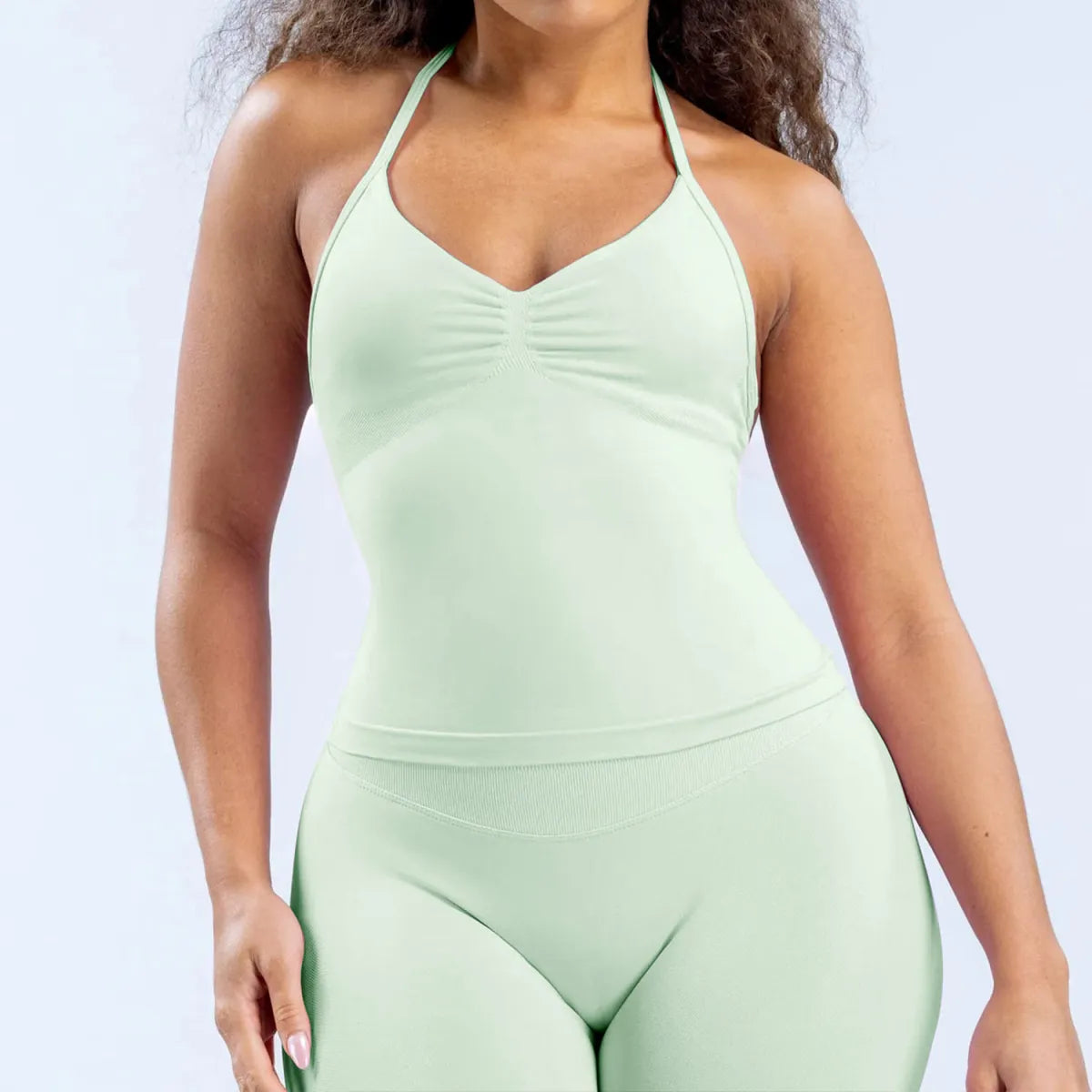 Top Deportivo Sin Costuras de Nylon Mate