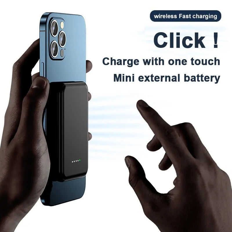 Magnetic Wireless Power Bank Charger