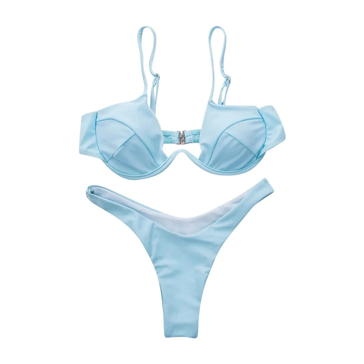 Conjunto de Bikini Brasileño Premium para Días de Playa Elegantes