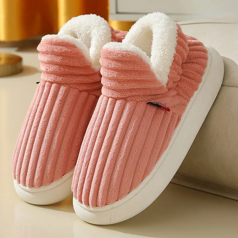 Zapatillas de Piel de Oveja Acogedoras para Hombres y Mujeres