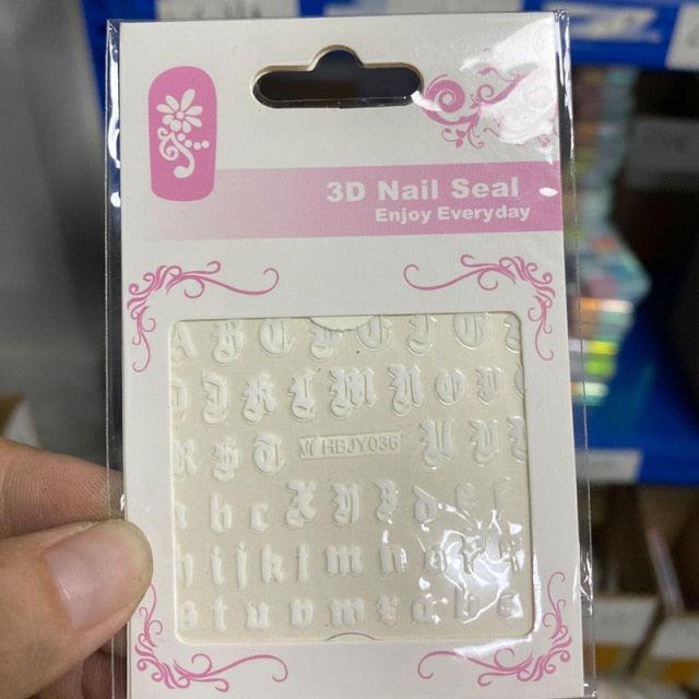 Autocollants de Nail Art Exquis - Designs Élégants pour des Ongles Éblouissants