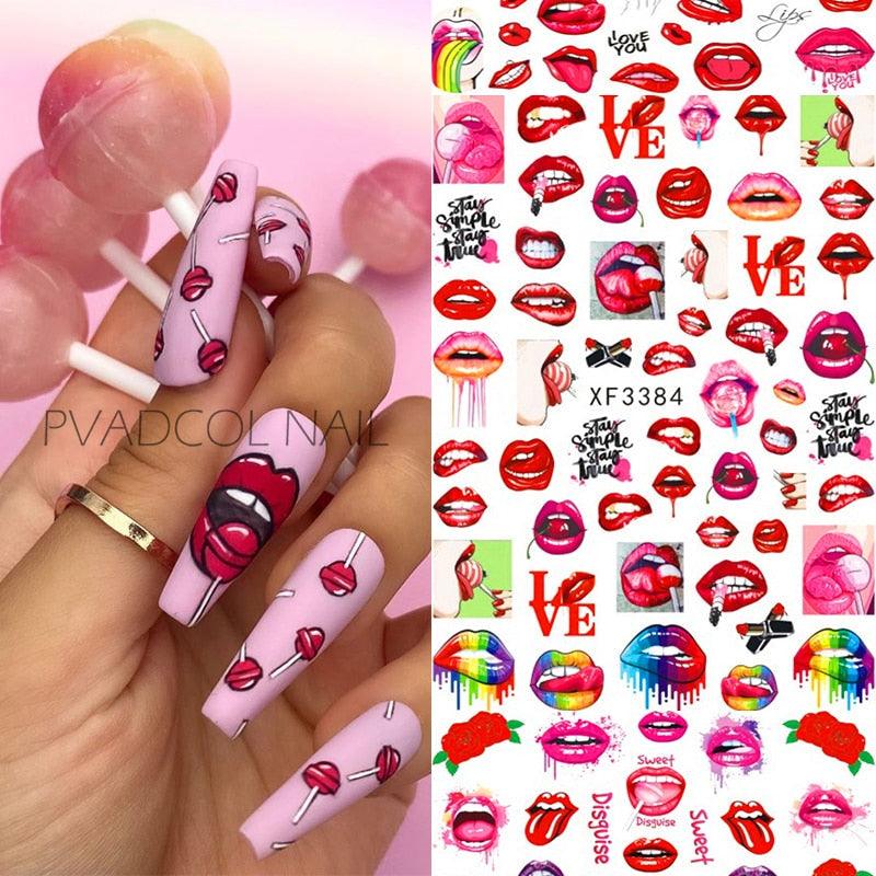 Autocollants de Nail Art Exquis - Designs Élégants pour des Ongles Éblouissants