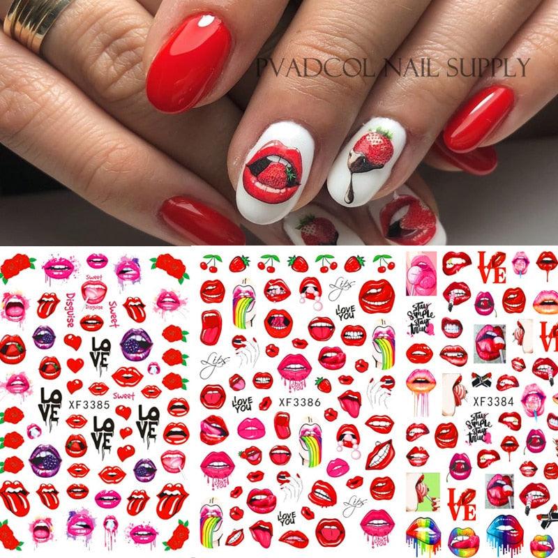 Autocollants de Nail Art Exquis - Designs Élégants pour des Ongles Éblouissants