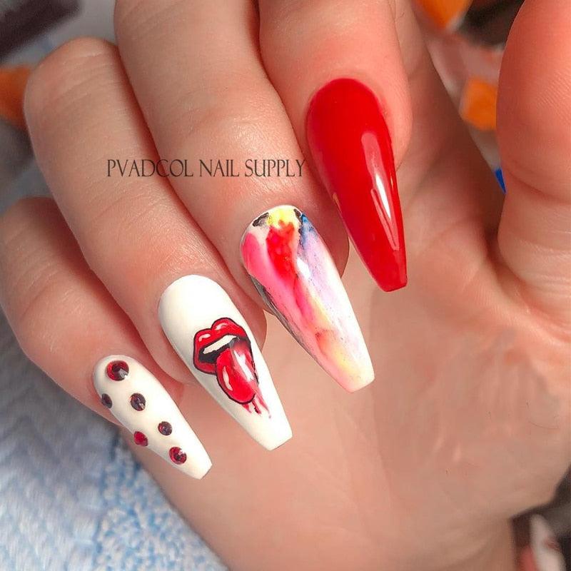 Autocollants de Nail Art Exquis - Designs Élégants pour des Ongles Éblouissants