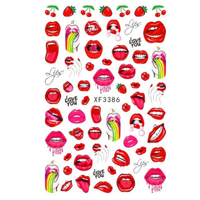 Autocollants de Nail Art Exquis - Designs Élégants pour des Ongles Éblouissants