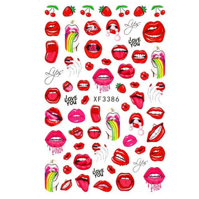 Exquisite Nail Art Stickers - Elegant Designs for Stunning Nails