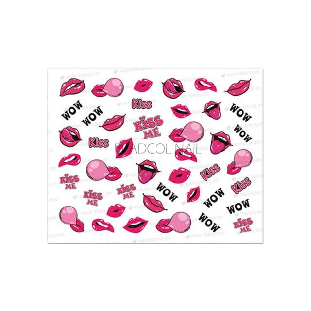 Autocollants de Nail Art Exquis - Designs Élégants pour des Ongles Éblouissants