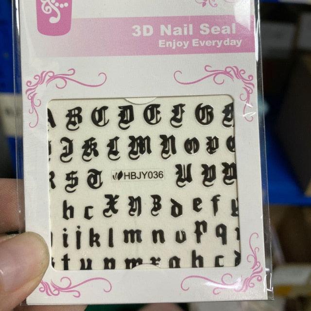 Autocollants de Nail Art Exquis - Designs Élégants pour des Ongles Éblouissants