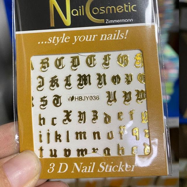 Autocollants de Nail Art Exquis - Designs Élégants pour des Ongles Éblouissants