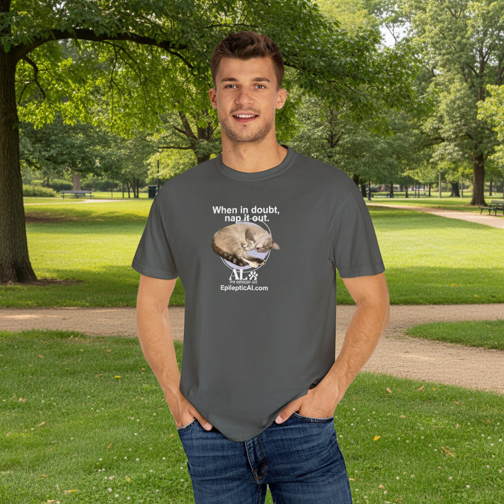 Nap It Out Al Unisex Garment-Dyed T-shirt