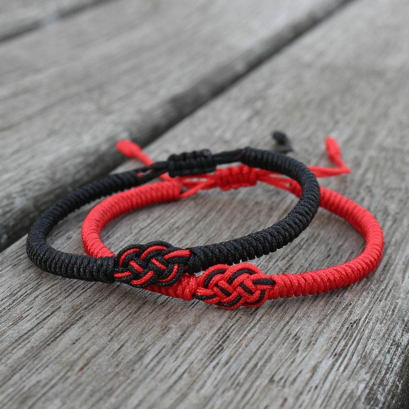 Handmade Lucky Red String Bracelet for Couples