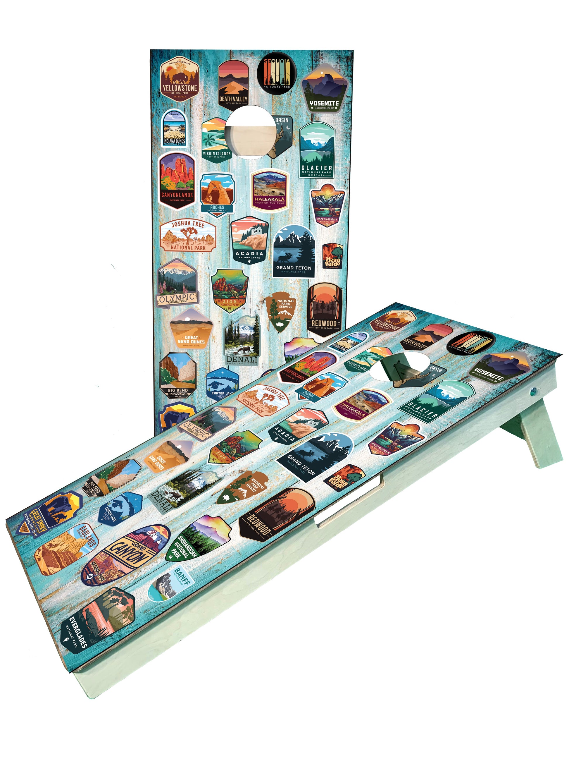 Premium National Parks Cornhole Boards - Built for Adventure - Korvel