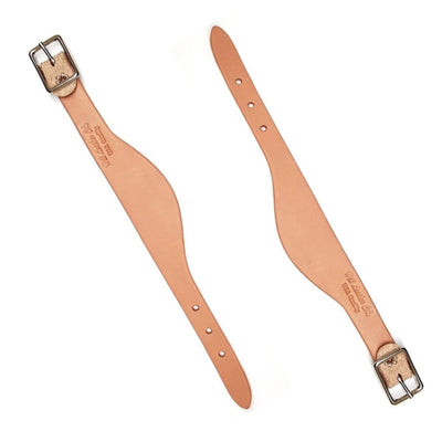 Enhanced Natural Leather Flared Stirrup Hobble - Korvel