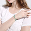 Natural Gemstone Beads Bracelet - Colorful Stretch Design
