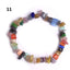 Natural Gemstone Beads Bracelet - Colorful Stretch Design