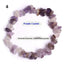 Natural Gemstone Beads Bracelet - Colorful Stretch Design