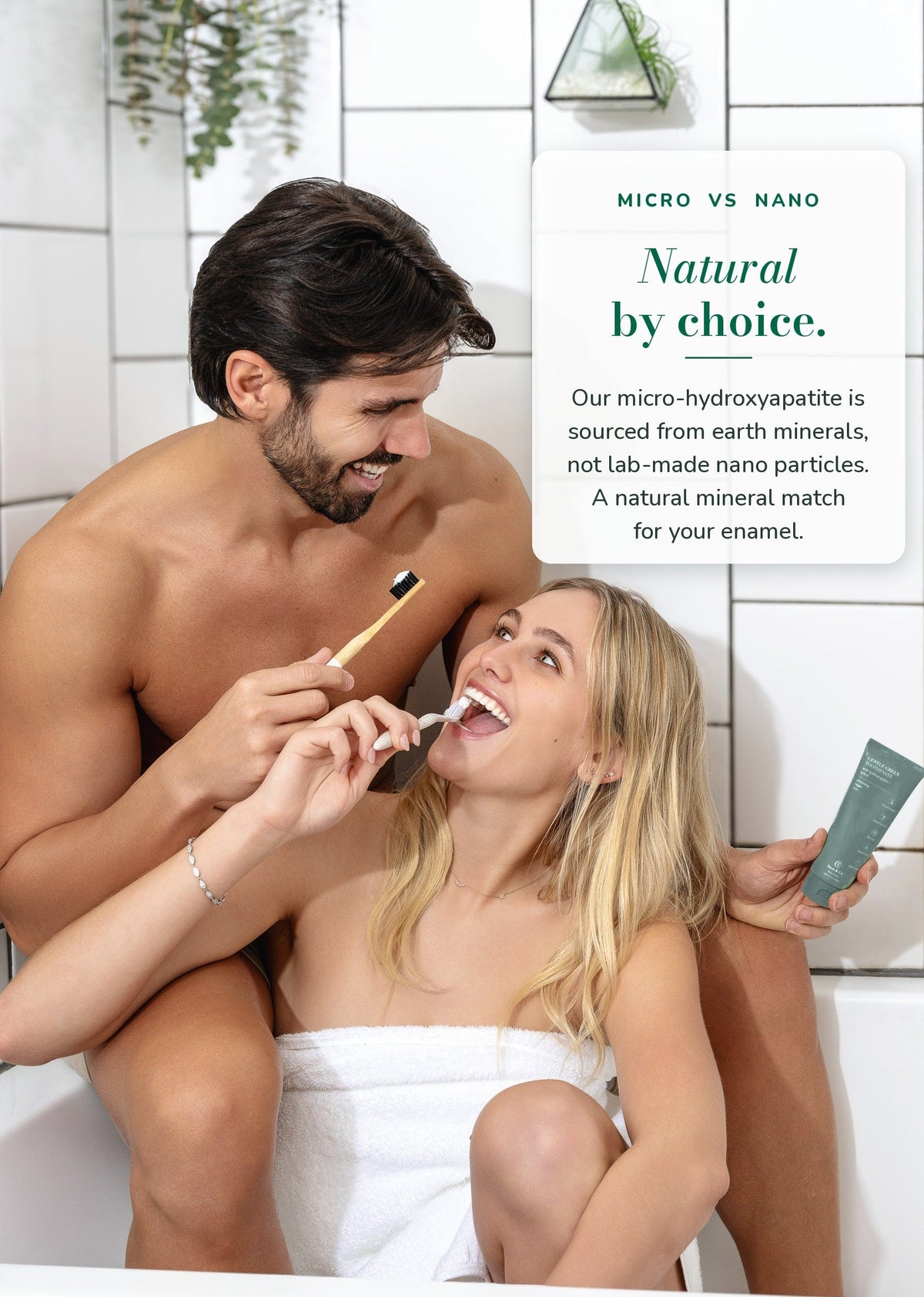Gentle Green™ Sensitive Toothpaste - Fluoride-Free Enamel Support
