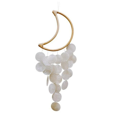 Natural Shell Wind Chime - Elegant Outdoor Decor