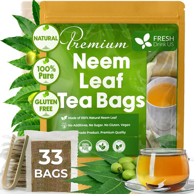 Premium Neem Leaf Tea Bags - 100% Natural & Pure