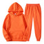 Ensemble de Loungewear Orange Premium pour Hommes - Sweat à Capuche & Joggers