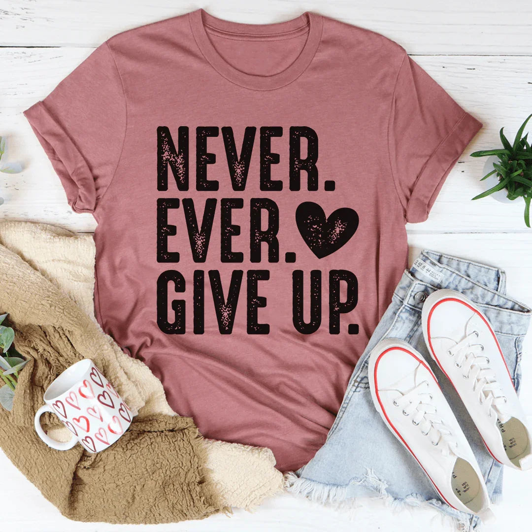 T-shirt Ne Jamais Abandonner