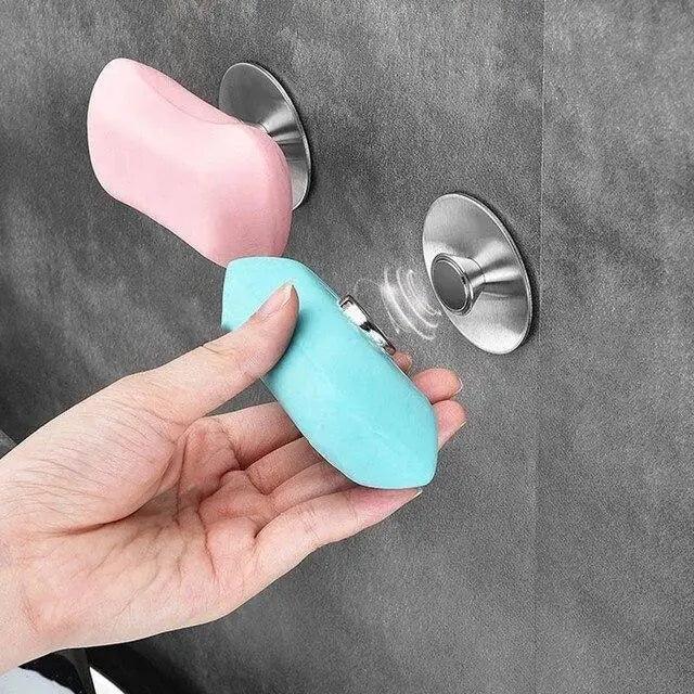 Soporte de Jabón Magnético Premium - Diseño Resistente a la Oxidación y Sin Herramientas
