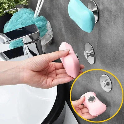 Premium Magnetic Soap Holder - Rustproof & Tool-Free Design