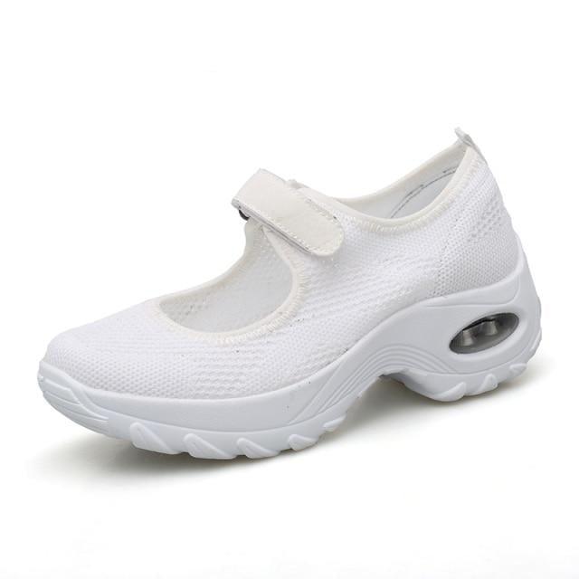 STEVVEX Women's Air Cushion Mesh Sneakers