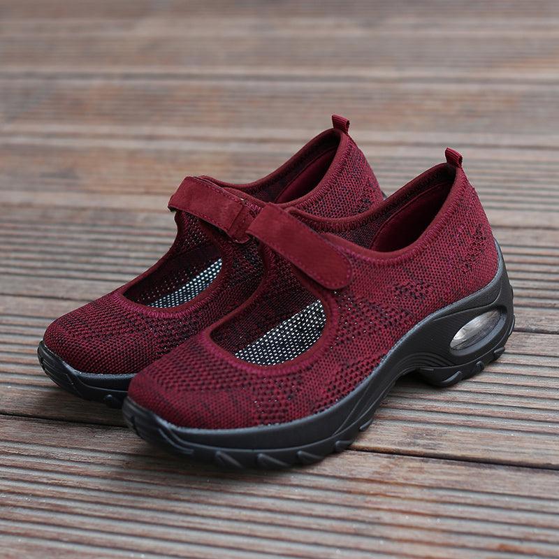 STEVVEX Women's Air Cushion Mesh Sneakers