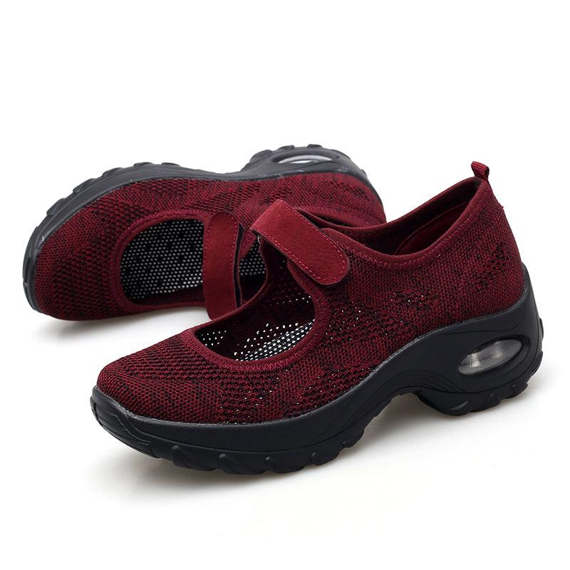 STEVVEX Women's Air Cushion Mesh Sneakers