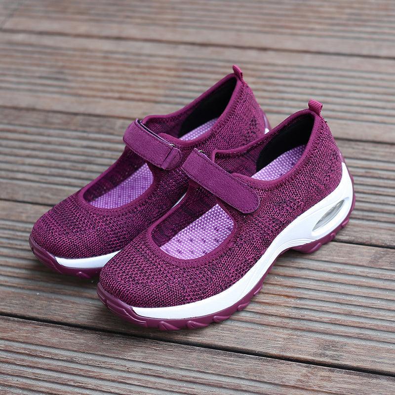 STEVVEX Women's Air Cushion Mesh Sneakers
