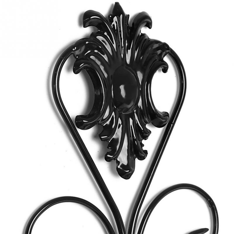 Vintage Cast Iron Toilet Paper Holder - European Design