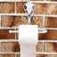 Vintage Cast Iron Toilet Paper Holder - European Design