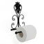 Vintage Cast Iron Toilet Paper Holder - European Design