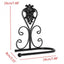 Vintage Cast Iron Toilet Paper Holder - European Design